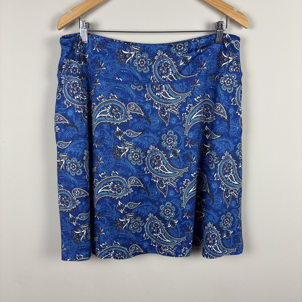 Koralhy Skort Women XL Paisley Active Pickleball Golf Sporty Athleisure Vacation
